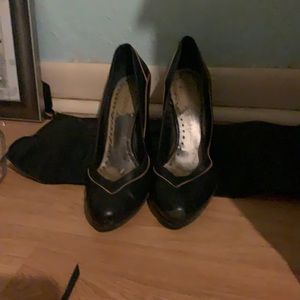BCBG girls black high heels